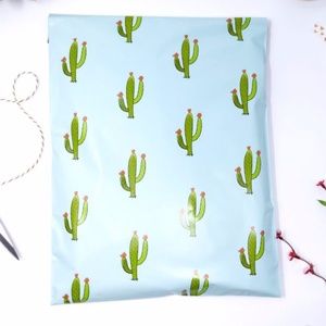 50 cactus designer 6x9 poly mailers